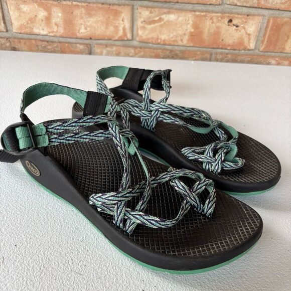 Chacos Green Strappy Sandals Women’s Size 10 - Picture 2 of 7